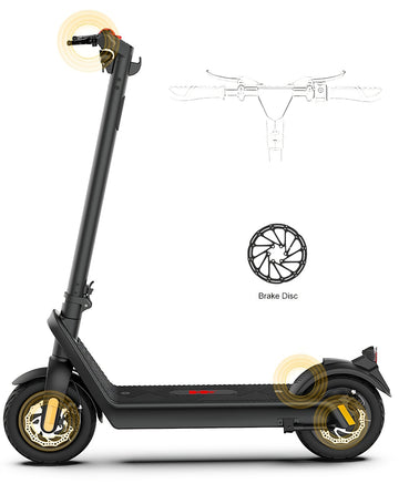 integrated brakes Premium electric scooter - Scooxi